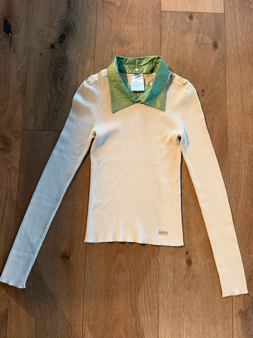 Chanel Removable Collar Top